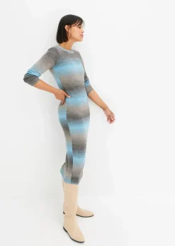 Strickkleid mit Farbverlauf