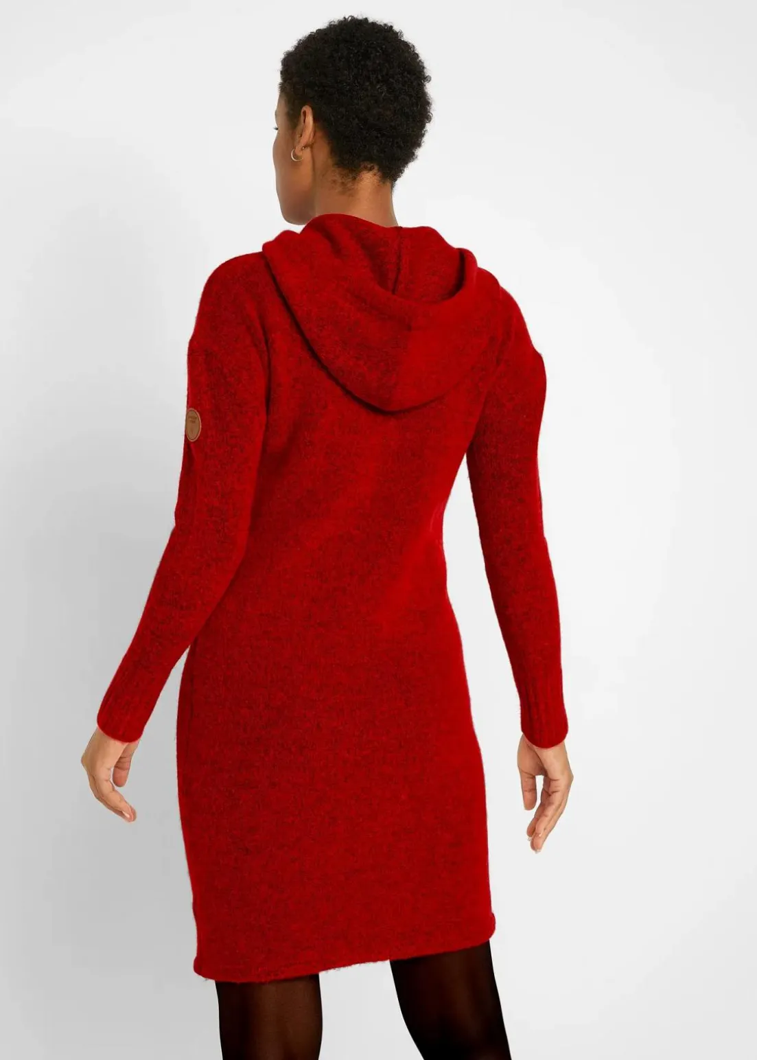 Strickkleid mit Kapuze