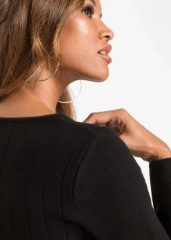 Strickkleid mit Karos