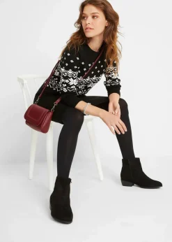 Strickkleid mit Norwegermuster