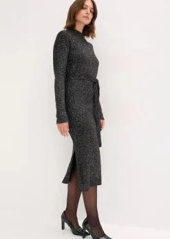 Strickkleid mit Pailletten