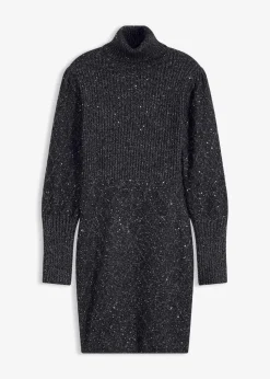 Strickkleid mit Pailletten