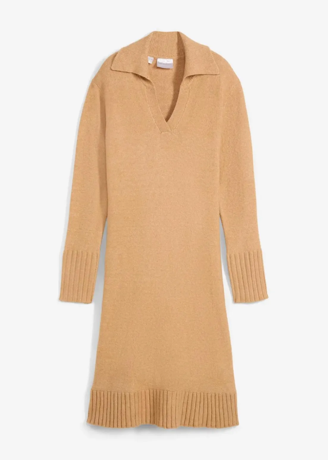 Strickkleid mit Polokragen