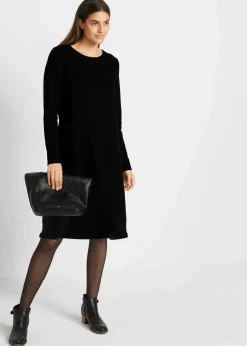 Strickkleid mit recycelter Baumwolle