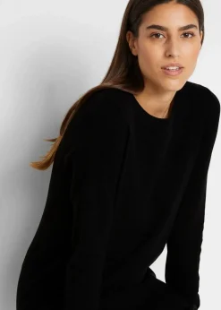 Strickkleid mit recycelter Baumwolle