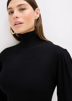 Strickkleid mit Rollkragen