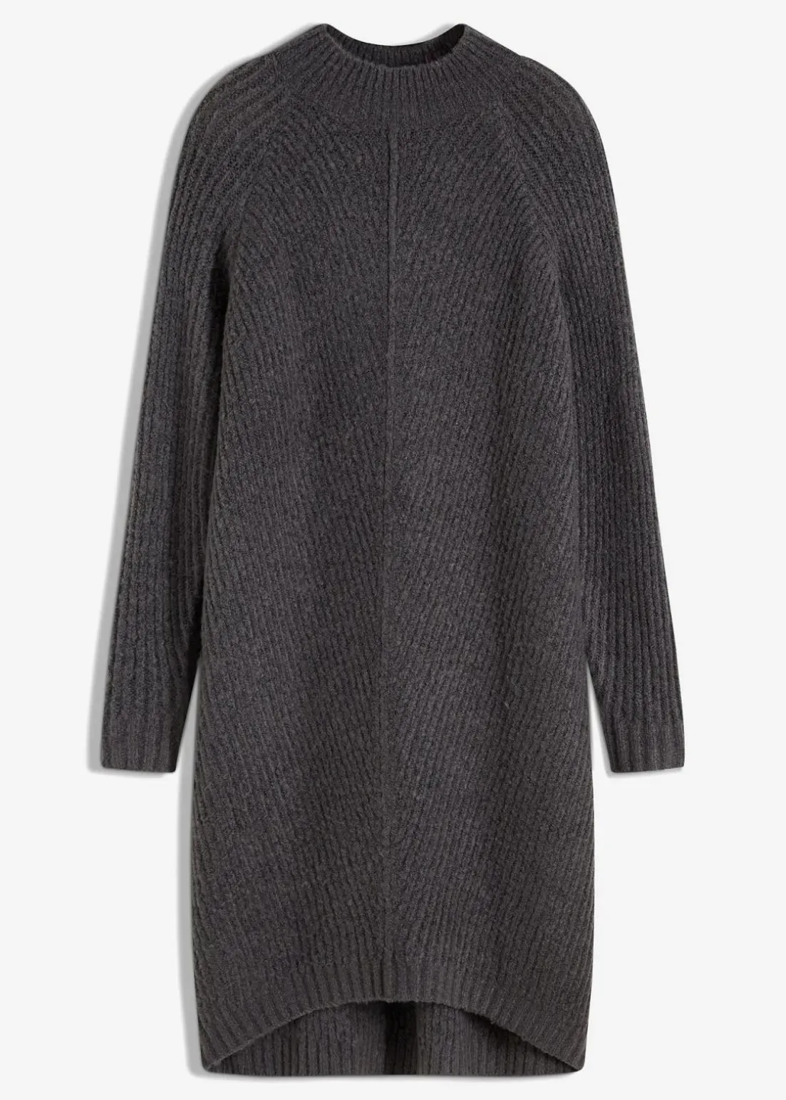 Strickkleid mit Vokuhila-Saum