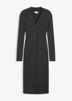 Strickkleid mit Wollanteil