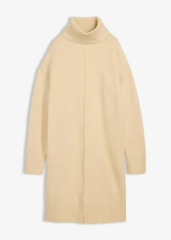 Strickkleid mit Ziernaht