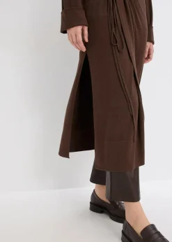 Strickmantel aus softem Viskose-Mix