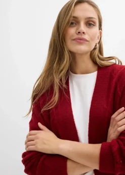 Strickmantel aus Zopfstrick