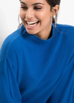 Strickpullover mit Ballonärmeln