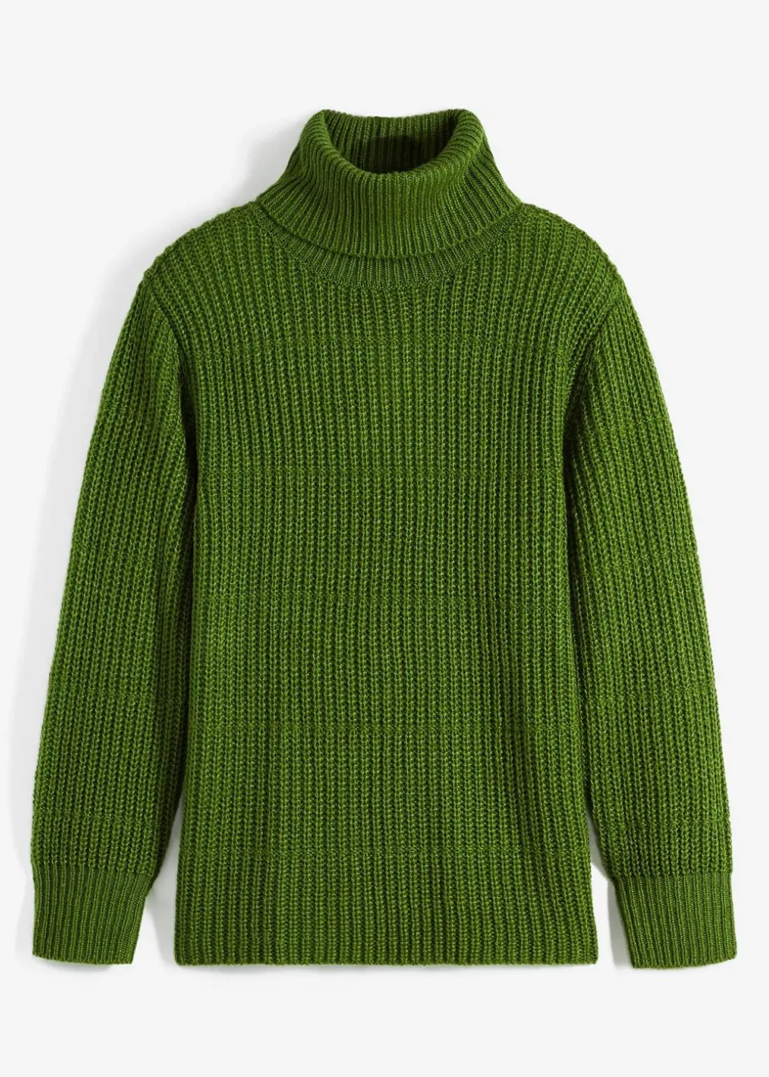 Strickpullover mit Rollkragen