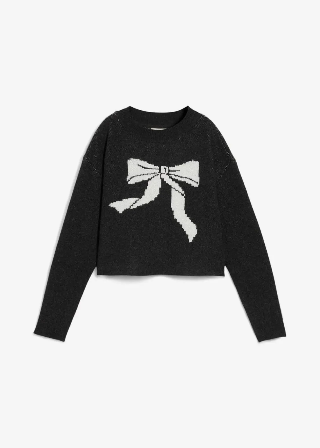 Strickpullover mit Schleife