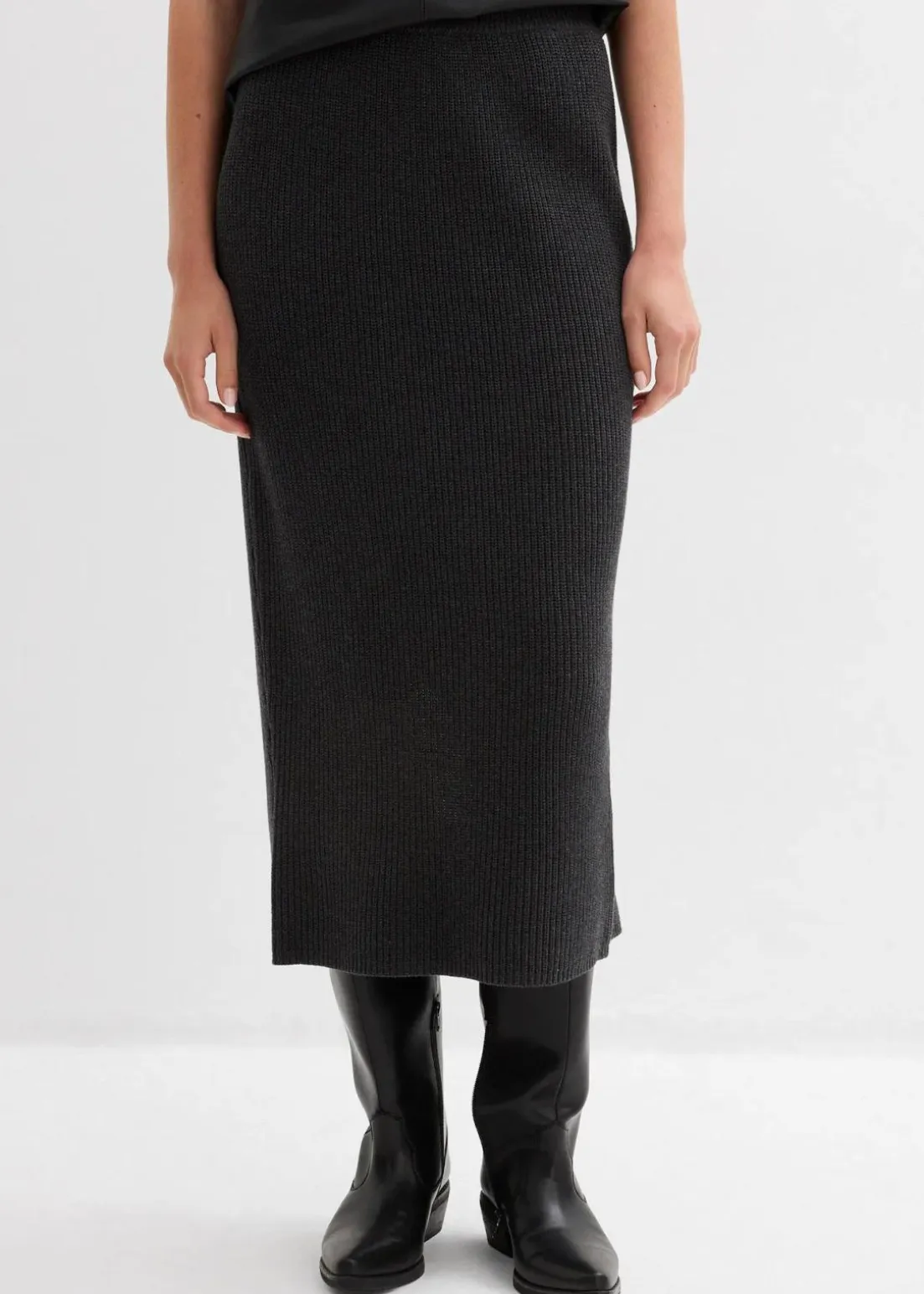 Strickrock aus reiner Baumwolle