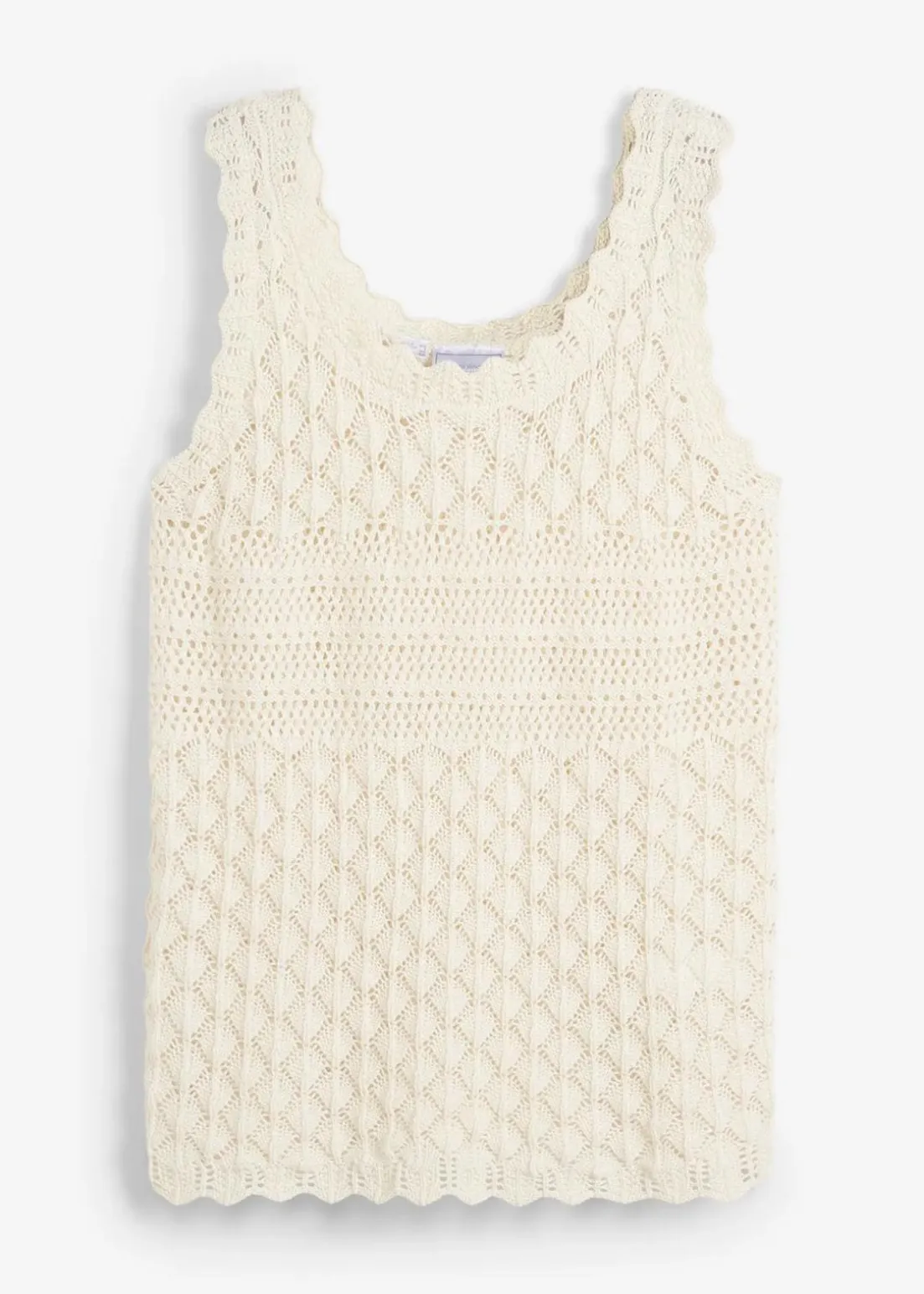 Stricktop aus Baumwolle