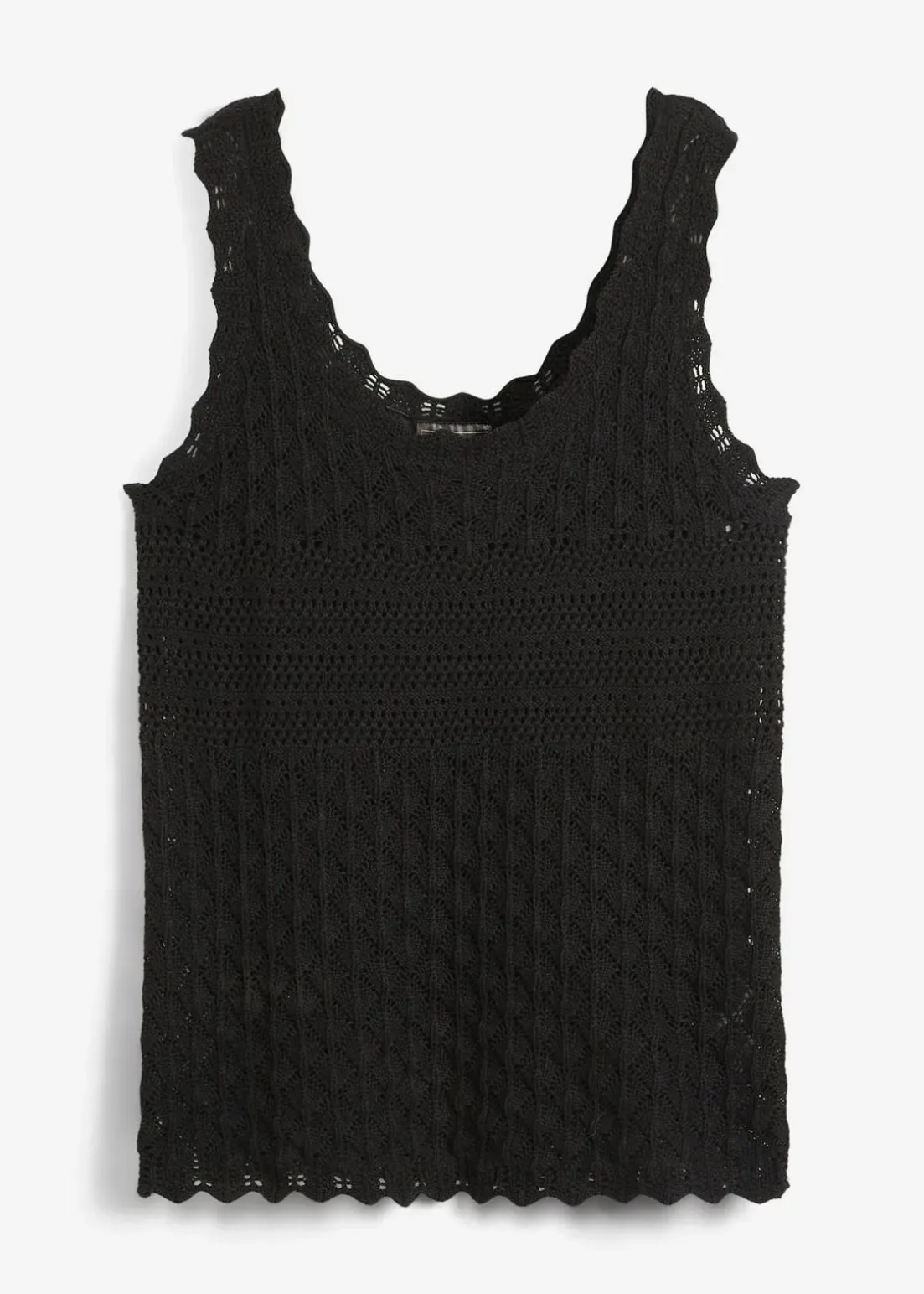 Stricktop aus Baumwolle