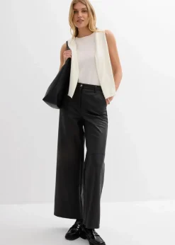 Stricktop aus reiner Baumwolle