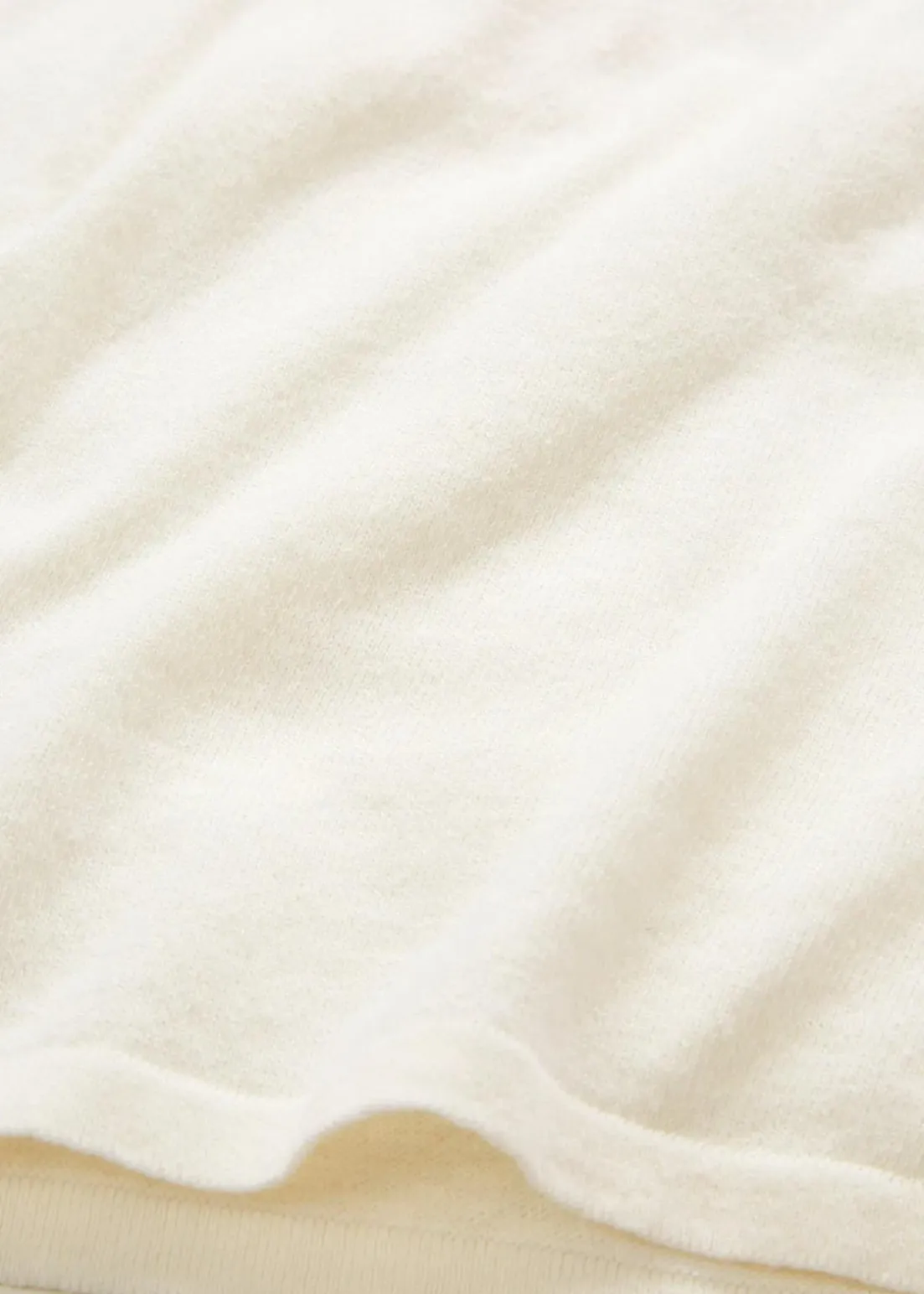 Stricktop aus reiner Baumwolle