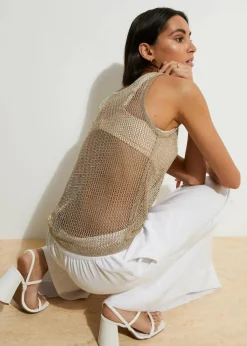 Strick-Top aus softem Viskose-Mix