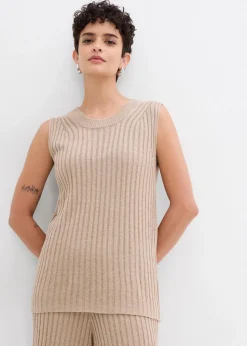 Stricktop aus Viskose-Mix