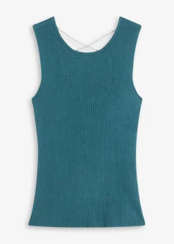 Stricktop mit Glitzerband