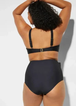 Strong Highwaist Shape-Bikinihose mit Bindeband