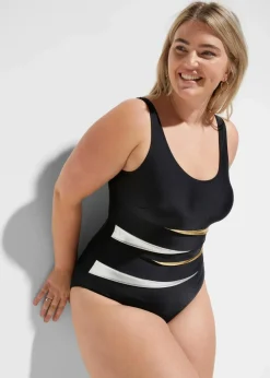 Strong Shape-Badeanzug mit Einsätzen