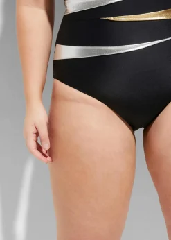 Strong Shape-Badeanzug mit Einsätzen