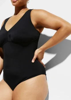 Strong Shape-Badeanzug mit V-Ausschnitt