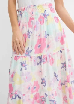 Stufenrock aus Musselin