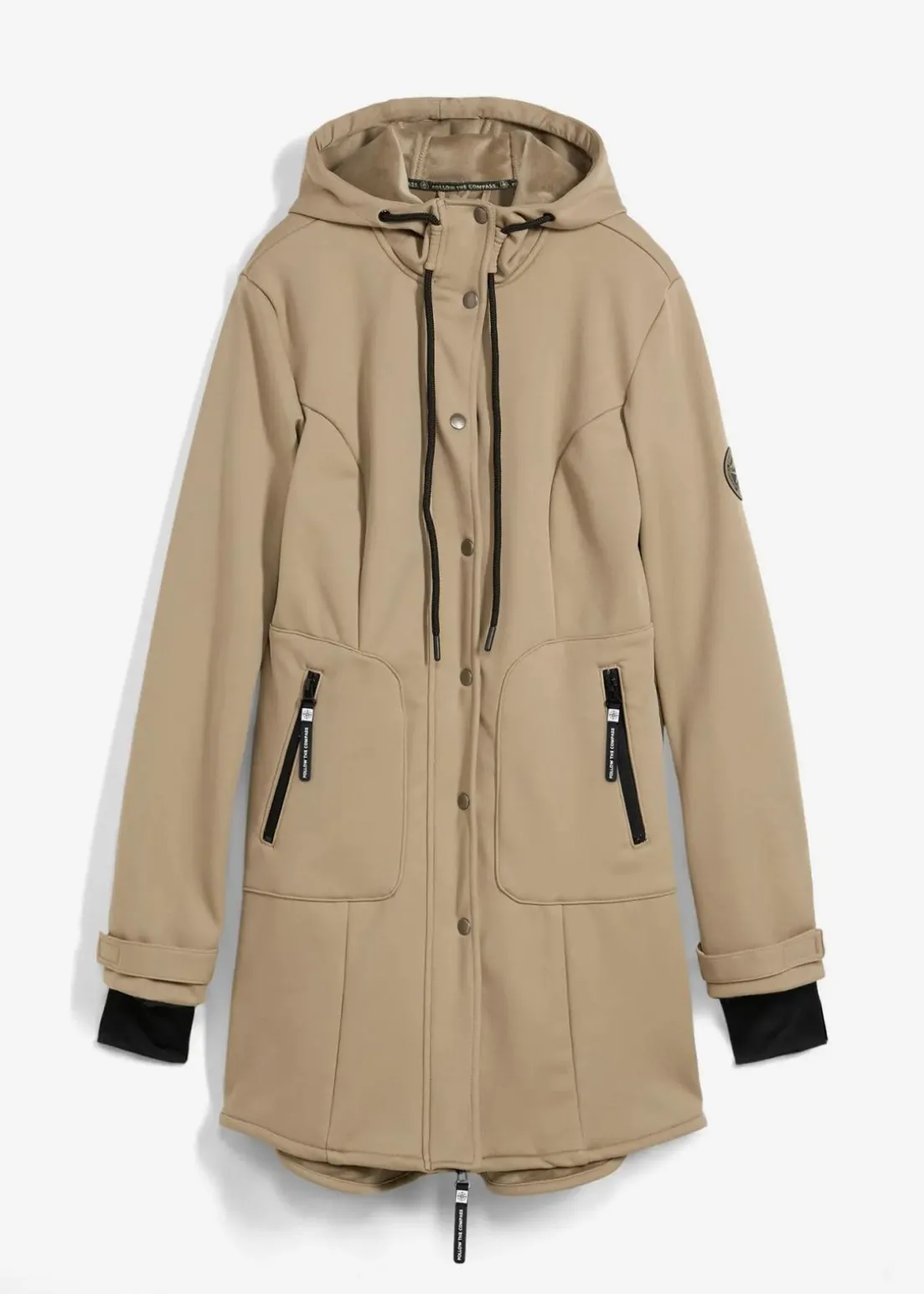 Super Stretch Softshell-Parka, wasserabweisend