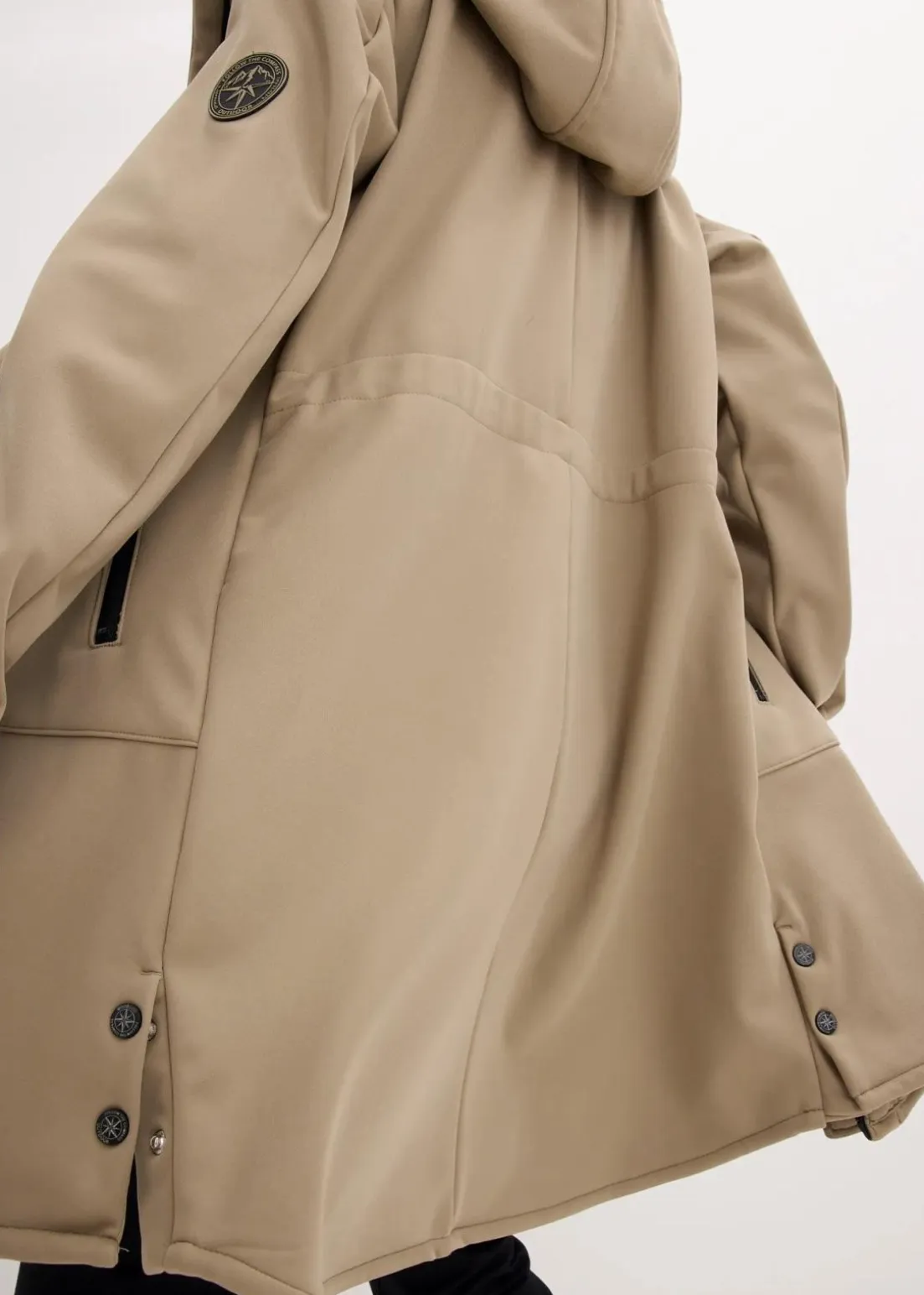 Super Stretch Softshell-Parka, wasserabweisend