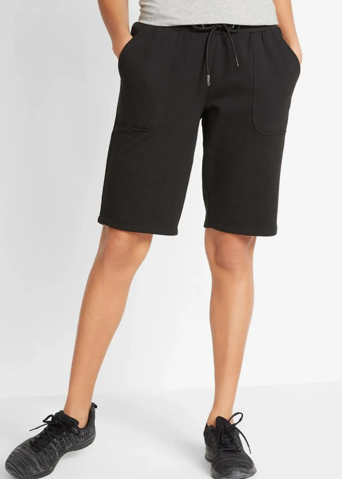 Sweat-Bermuda aus reiner Baumwolle