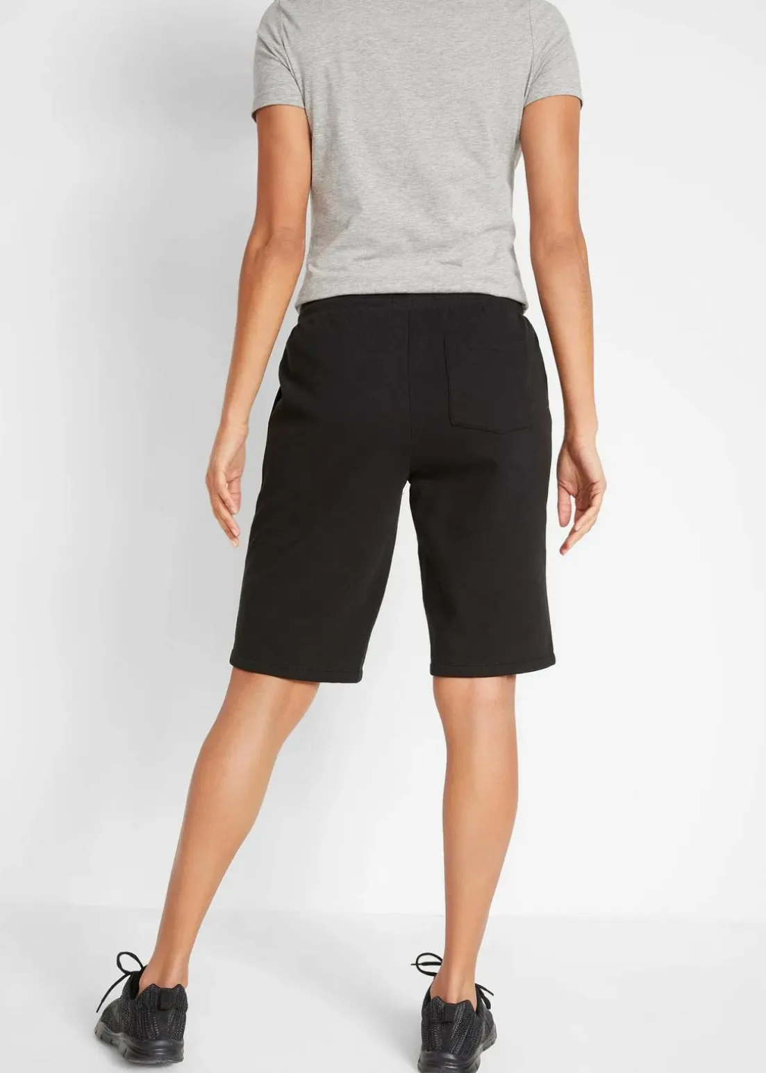 Sweat-Bermuda aus reiner Baumwolle