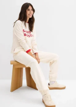 Sweathose aus reiner Baumwolle