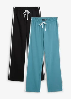 Sweathose aus reiner schwerer Baumwolle (2er-Pack )