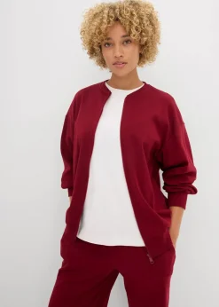 Sweatjacke aus reiner Baumwolle