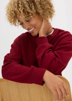 Sweatjacke aus reiner Baumwolle