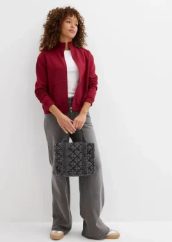 Sweatjacke aus reiner Bio-Baumwolle