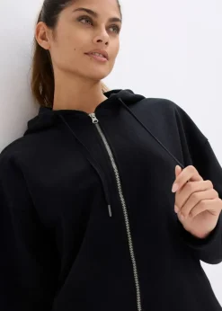 Sweatjacke aus reiner Bio-Baumwolle