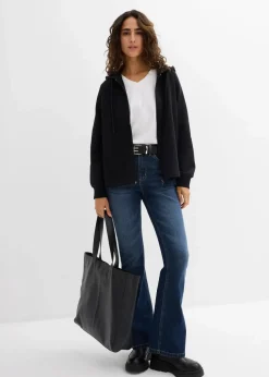 Sweatjacke aus reiner Bio-Baumwolle