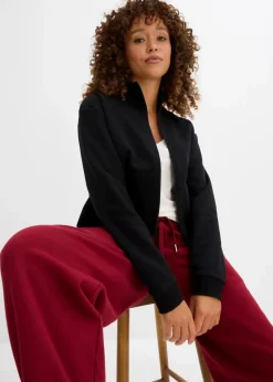 Sweatjacke aus reiner Bio-Baumwolle