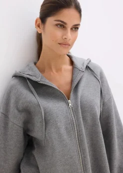 Sweatjacke aus reiner Bio-Baumwolle