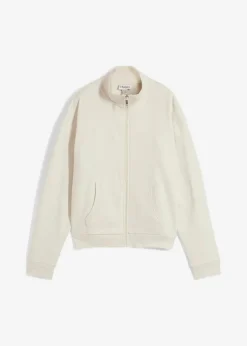 Sweatjacke aus reiner Bio-Baumwolle