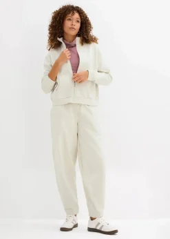 Sweatjacke aus reiner Bio-Baumwolle