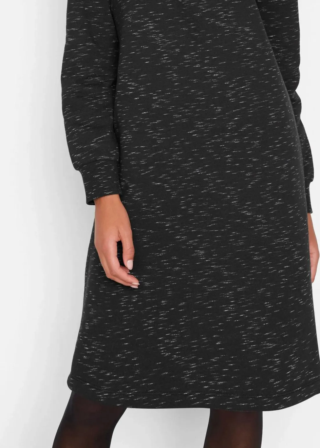 Sweatkleid mit Troyer