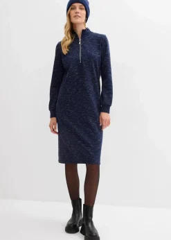 Sweatkleid mit Troyer