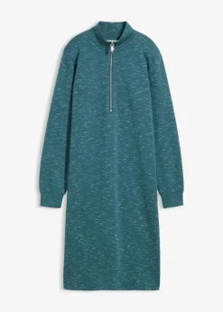 Sweatkleid mit Troyer