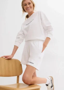 Sweat-Shorts mit Stickerei